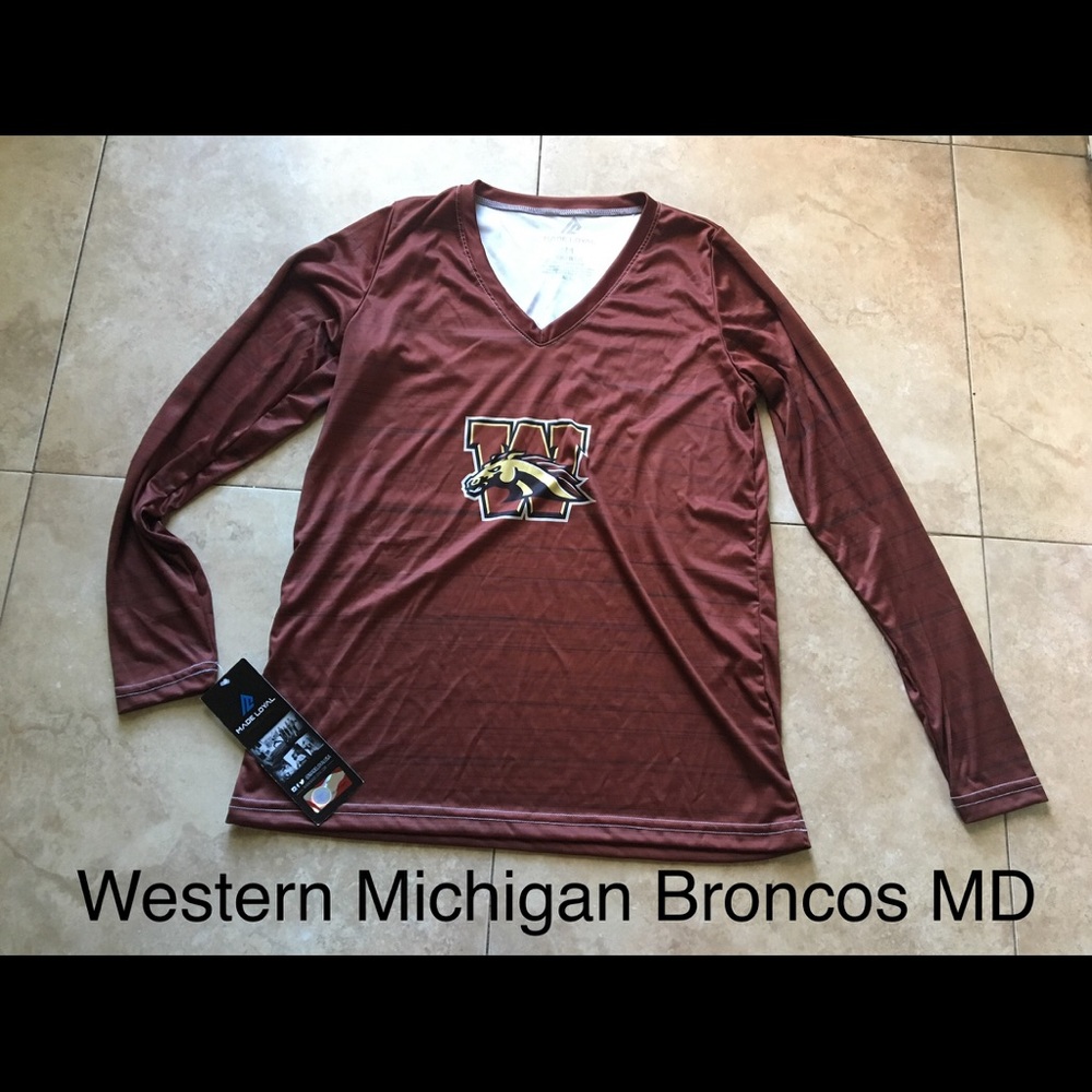 Western Michigan Broncos Long sleeve tee MD